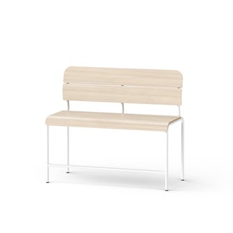 Adapt plywood bänk med rygg sh 65 cm