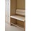 Adapt plywood bänk med rygg sh 65 cm