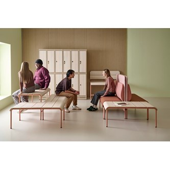 Adapt plywood bänk H 45 cm