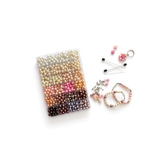 Vaxade glaspärlor ø 8 mm, 840-pack