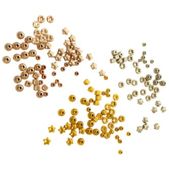 Mellandelar i metallicfärger, 2340-pack
