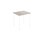Reservdel bordsskiva 12:38 FSC HPL 80x60 cm
