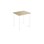 Reservdel bordsskiva 12:38 FSC HPL 80x60 cm
