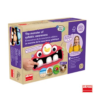 Träna stavelser med monstertänder