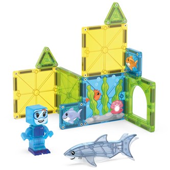 Magna-Tiles Hajdykning, 13 delar