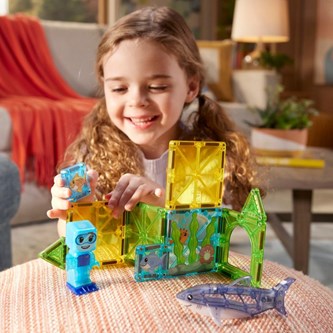 Magna-Tiles Hajdykning, 13 delar