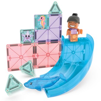 Magna-Tiles Delfinbukten, 13 delar