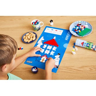 PLUS-PLUS Puzzle by Numbers Muminhuset, 275 delar
