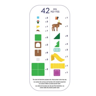 Magna-Tiles Trädtoppsäventyr, 42 delar