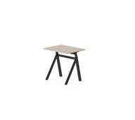 Skrivbord Work FSC BX Y-G 80x60 cm, svart stativ