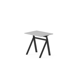 Skrivbord Work FSC BX Y-G 80x60 cm, svart stativ