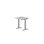 Skrivbord Work FSC BX T-E 70x60 cm, silverstativ