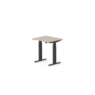 Skrivbord Work FSC BX T-E 70x60 cm, svart stativ