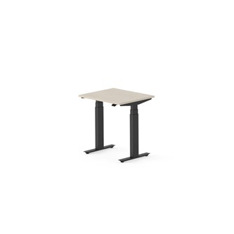 Skrivbord Work FSC BX T-E 70x60 cm, svart stativ
