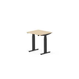 Skrivbord Work FSC BX T-E 70x60 cm, svart stativ