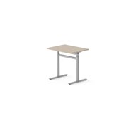 Skrivbord Work FSC BX T-G 80x60 cm, silverstativ