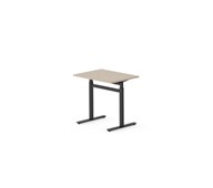 Skrivbord Work FSC BX T-G 80x60 cm, svart stativ