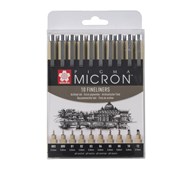 Fineliner Pigma Micron 10-pack