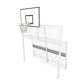 Arena 2421 mål med basketkorg