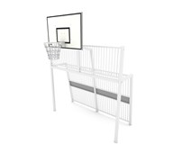 Arena 2421 mål med basketkorg