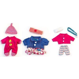 Dockkläder 21 cm, 9 delar