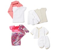 Dockkläder 35-38 cm, 8 delar