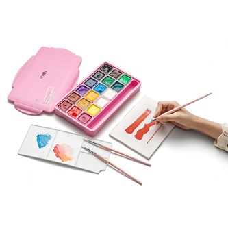 HIMI Jelly Cup Gouache Set 18 Pink