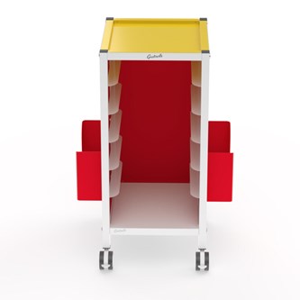 Sidofack till förvaringsvagn för Lego Education, 2-pack
