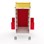 Sidofack till förvaringsvagn för Lego Education, 2-pack