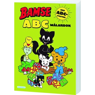 Målarbok Bamse ABC, 32 sidor