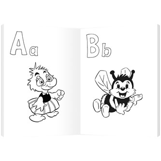 Målarbok Bamse ABC, 32 sidor