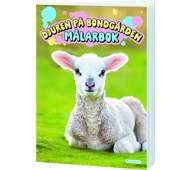 Målarbok djuren på bondgården, 24 sidor