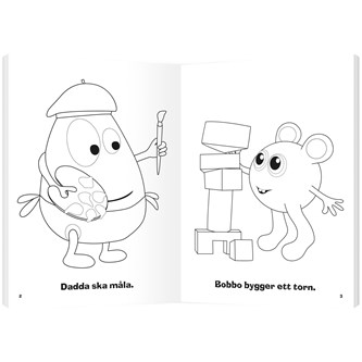 Målarbok Babblarna, 24 sidor