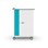 Zioxi LEGO® Education laddvagn för 4 lådor, 8 USB-C