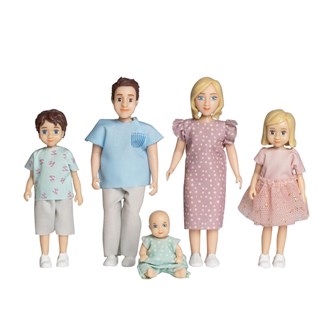 Lundby dockfamilj Charlie, 5-pack