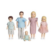 Lundby dockfamilj Charlie, 5-pack