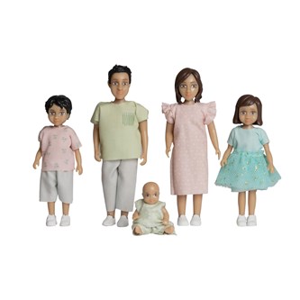 Lundby dockfamilj Jamie, 5-pack