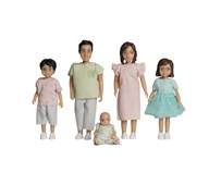 Lundby dockfamilj Jamie, 5-pack