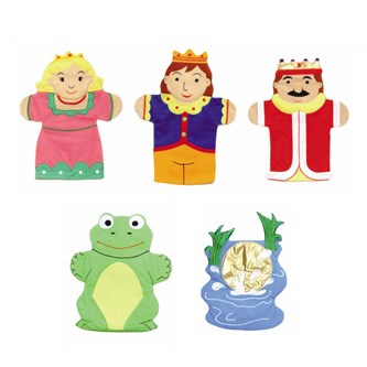 Grodprinsen - handdockor 5-pack