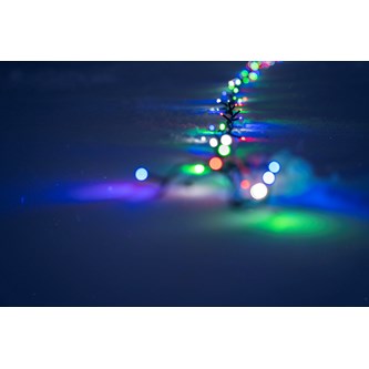 Ljusslinga flerfärgad 96 LED, kontakt