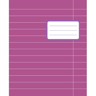 Skrivhäfte 17x21, linjerat 14,5 mm