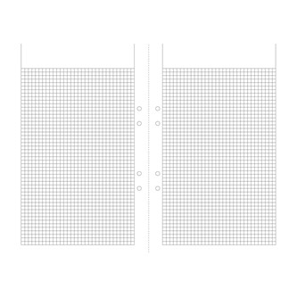 Provskrivningspapper vikt A3, rutor 5x5 mm