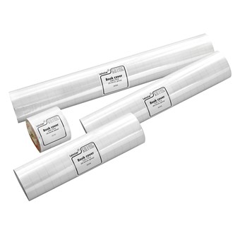 Bokplast 30 cm x 10 m, 80 mic, transparent