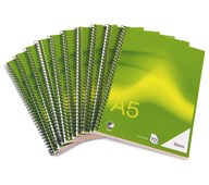 Lekolar kollegieblock A5, linjerat 10-pack