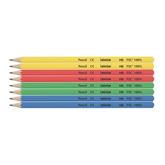 Lekolar blyertspennor HB blandade färger