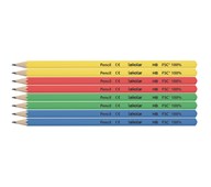 Lekolar blyertspennor HB blandade färger