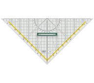 Geometrivinkelhake med gradskiva 180°