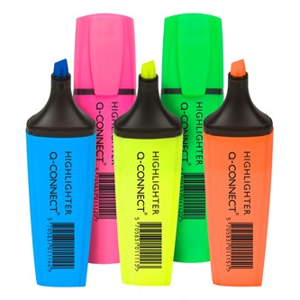 Överstrykningspenna Q-connect 10-pack