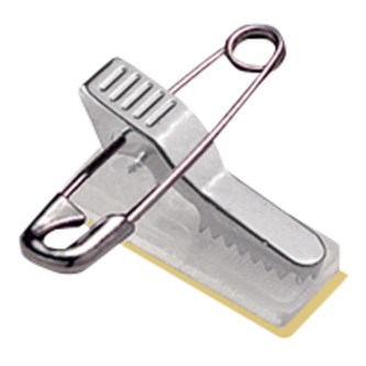 Självhäftande clips med nål 100-pack