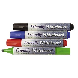 Whiteboardpennor Friendly snedskuren spets 10-pack